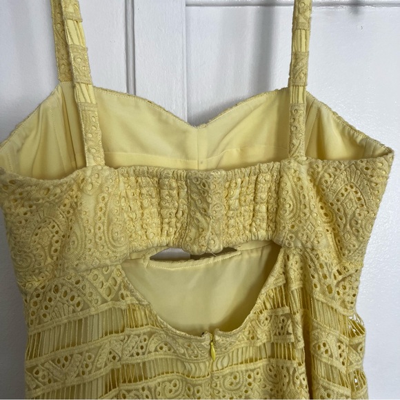Thurley Yellow Lace Dress - Picture 4 of 13